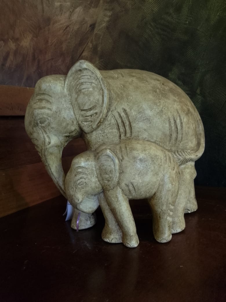Mother and Calf Statue