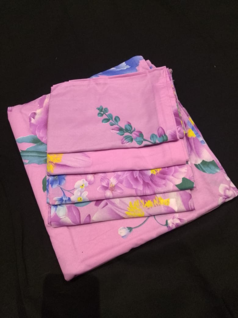 Printed Bedsheet Sets [110"x110"; King]