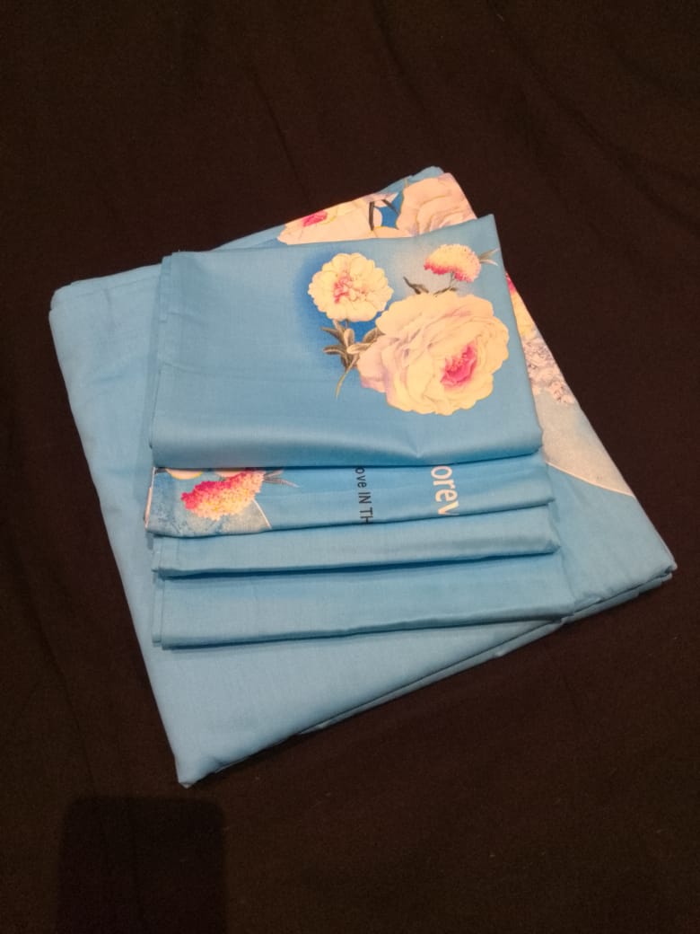 Printed Bedsheet Sets [110"x110"; King]