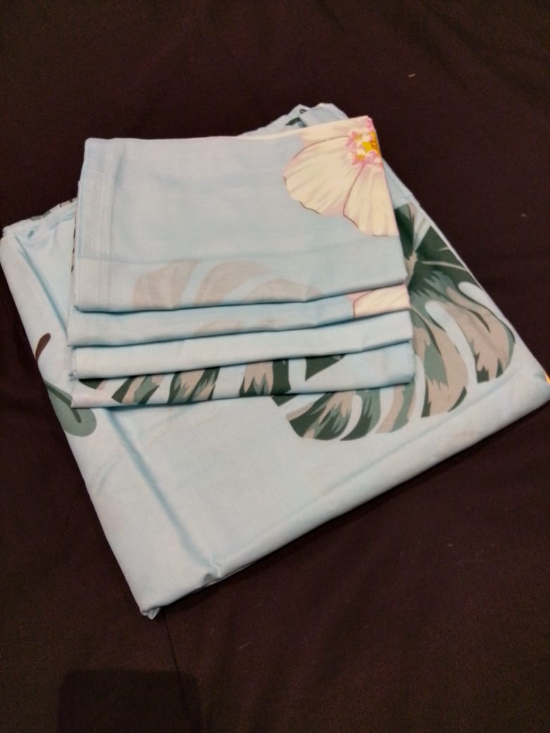 Printed Bedsheet Sets [110"x110"; King]