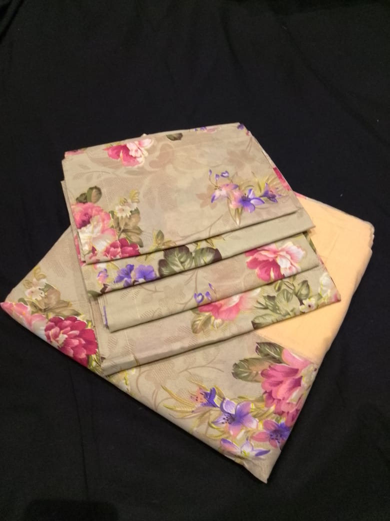 Printed Bedsheet Sets [110"x110"; King]
