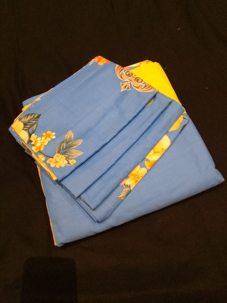 Printed Bedsheet Sets [110"x110"; King]