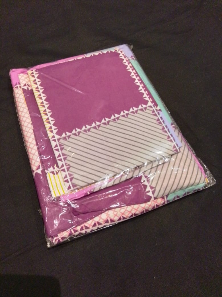 Printed Bedsheet Sets [90"x90"; Queen]