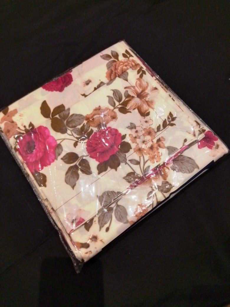 Printed Bedsheet Sets [90"x90"; Queen]