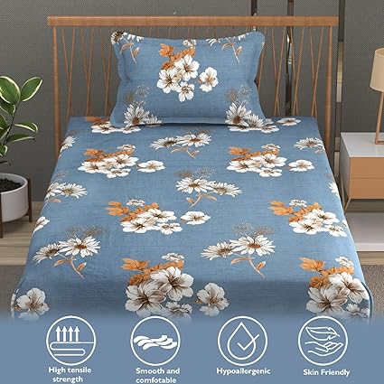 Printed Bedsheet Sets [66"x84"; Single/TwinXL] (Copy)